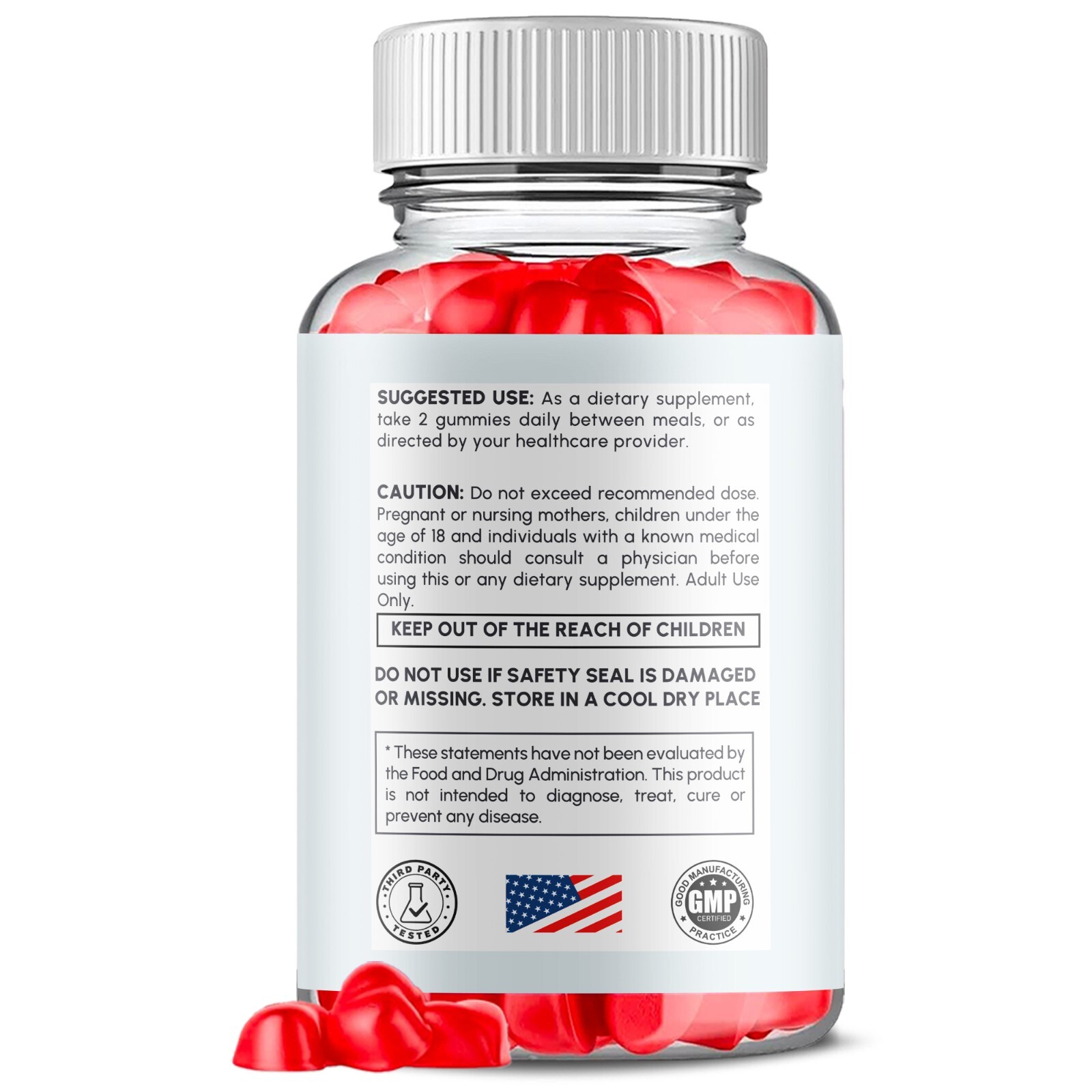 (2 Pack) Nitro Fuel X Gummies NitroFuel X Performance Supplement (120 Gummies)