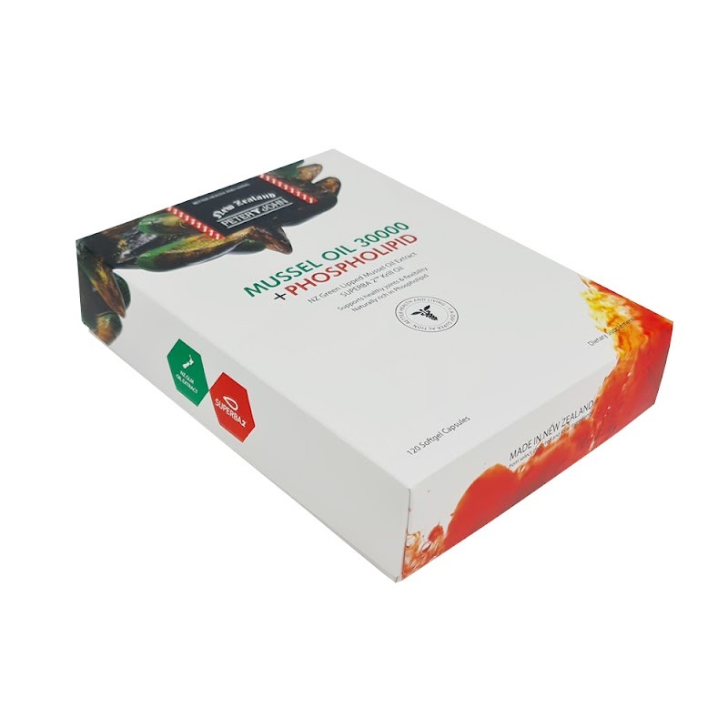 Green Lipped Mussel + Red Krill Oil (120 Caps) – 5 Pack