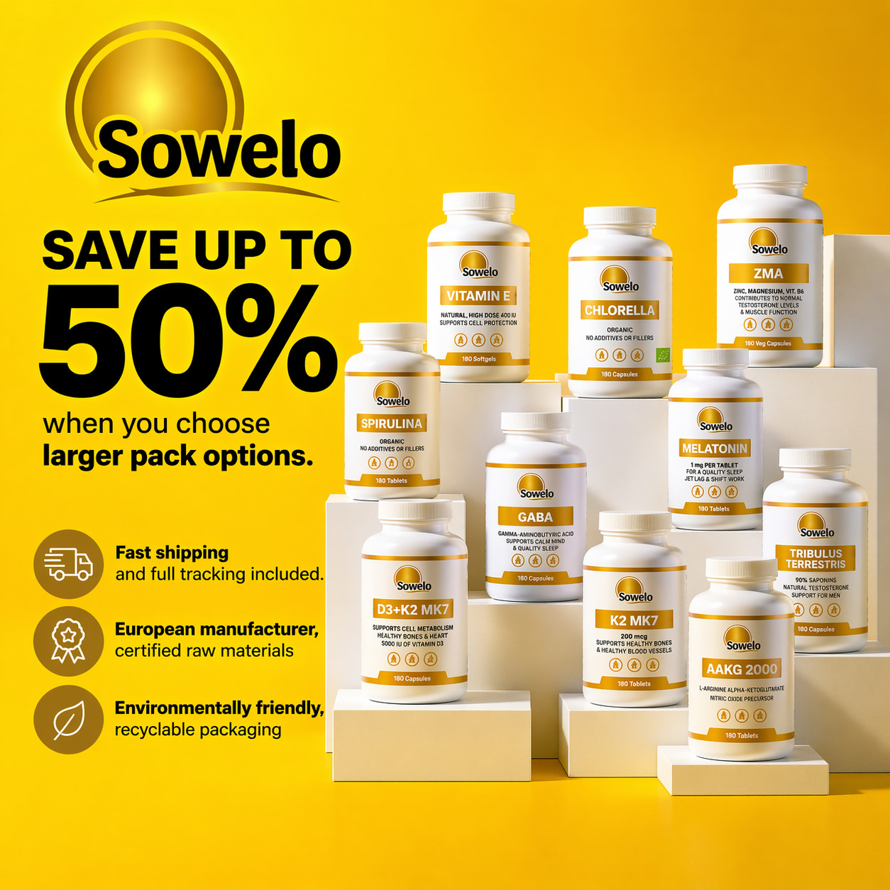 SOWELO MACA ROOT EXTRACT DER 10:1 TABLETS ADAPTOGEN VITALITY IMMUNITY ANTI STRES