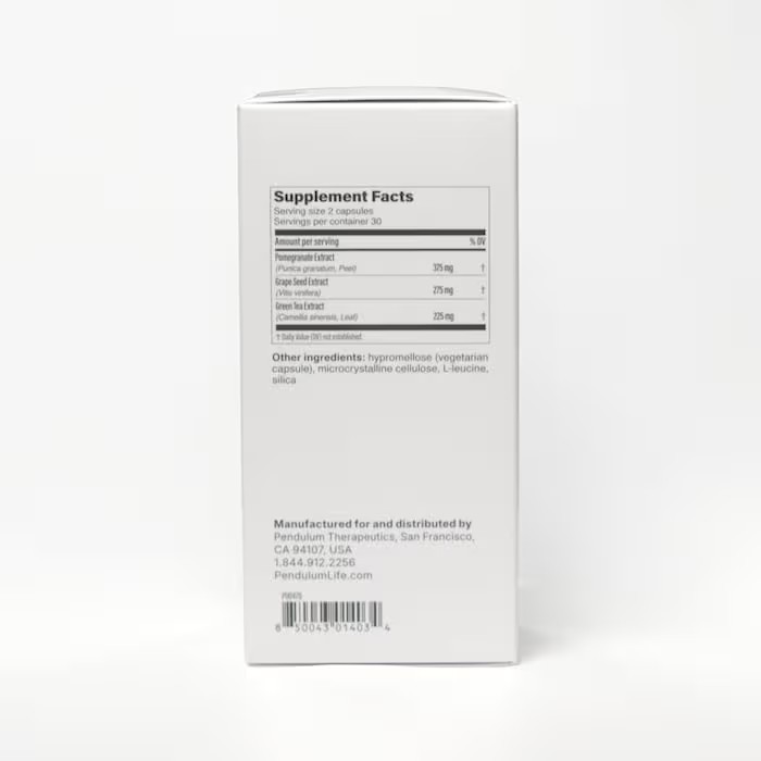 Pendulum Polyphenol Booster Dietary Supplement 1 Bottle Of 60 Capsules