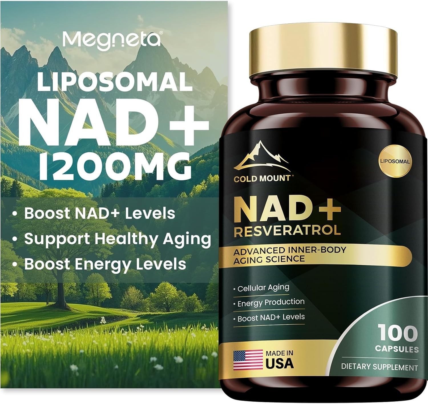 Liposomal NAD+ with Resveratrol Energy Anti-Aging – Energía y Antienvejecimiento