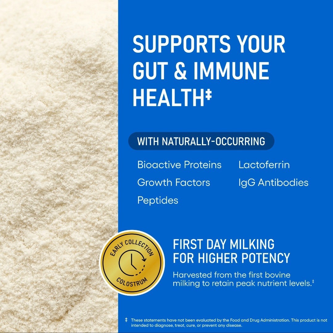 Physician’s Choice Gut Glow Up Collagen Peptides & Colostrum Gold Powder Combo