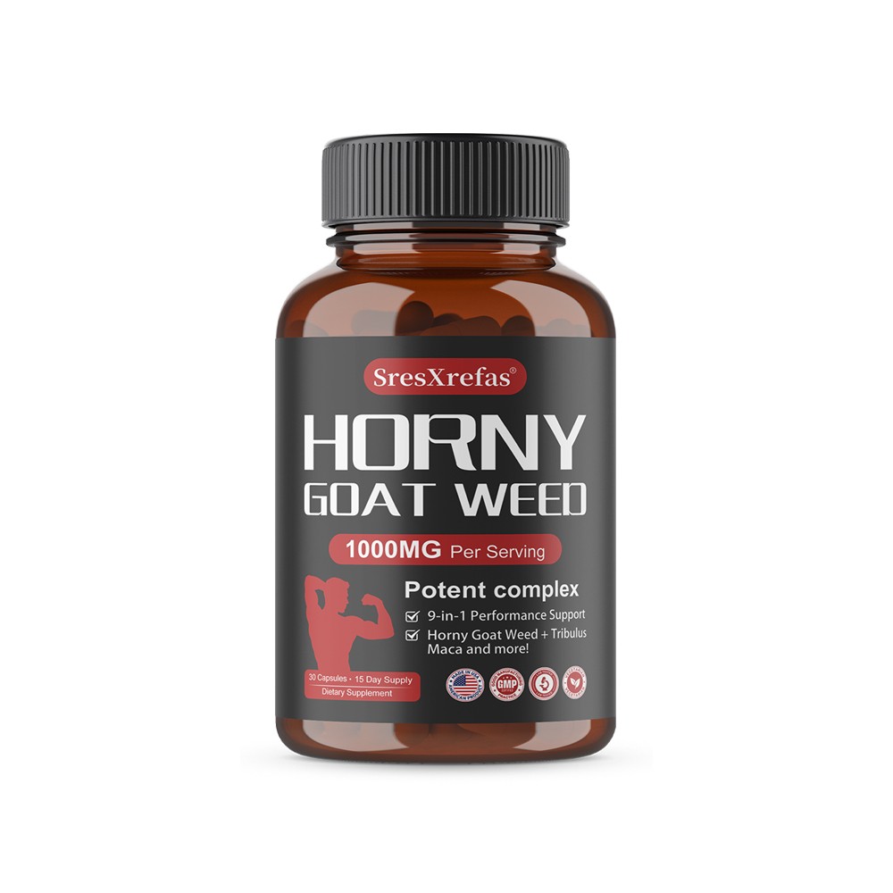 1000mg 9in1 Men Complex with Maca,Natural Energy & Muscle Support 30/60/120 Caps