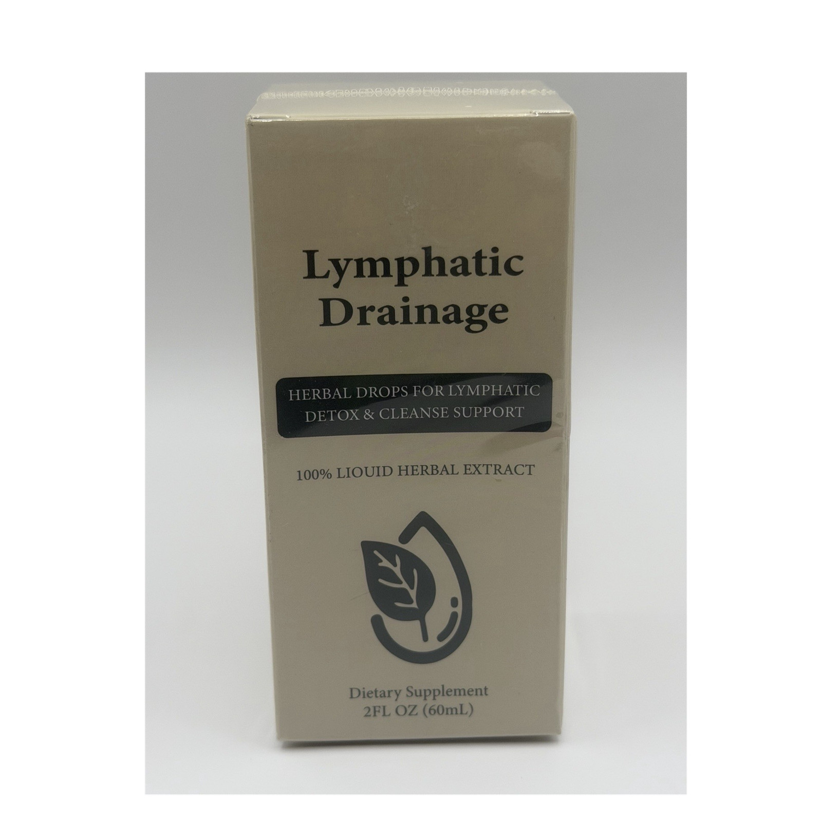 Lymphatic Detox Herbal Drops Echinacea Elderberry Plantain 2 fl oz Exp 10/2027 D