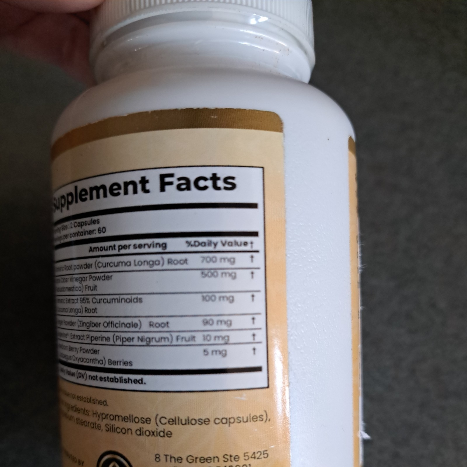 Turmeric Curcumin with Bioperine Supplement – 120ct.