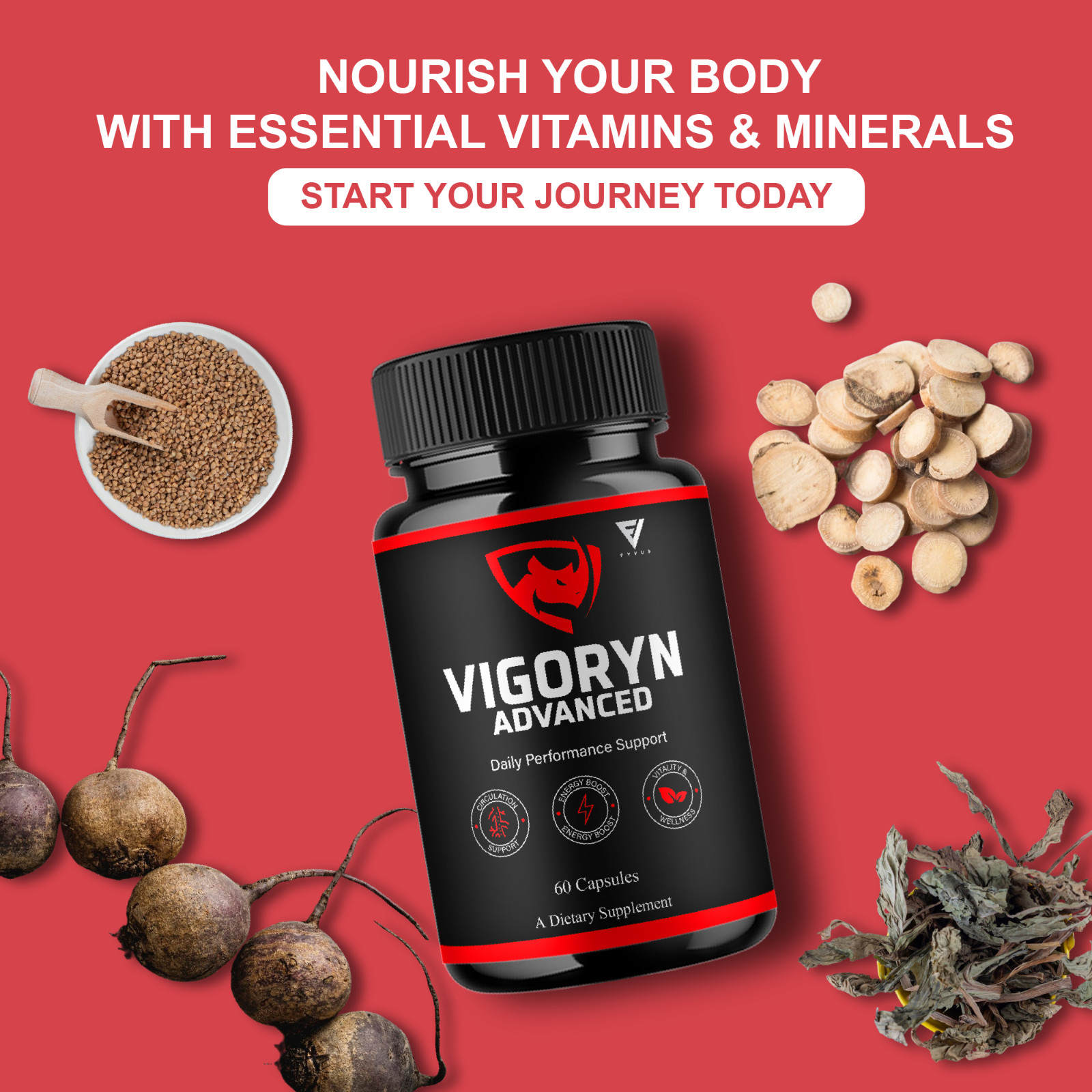 Vigoryn Advanced Capsules, Vigoryn Daily Performance (60 Capsules)