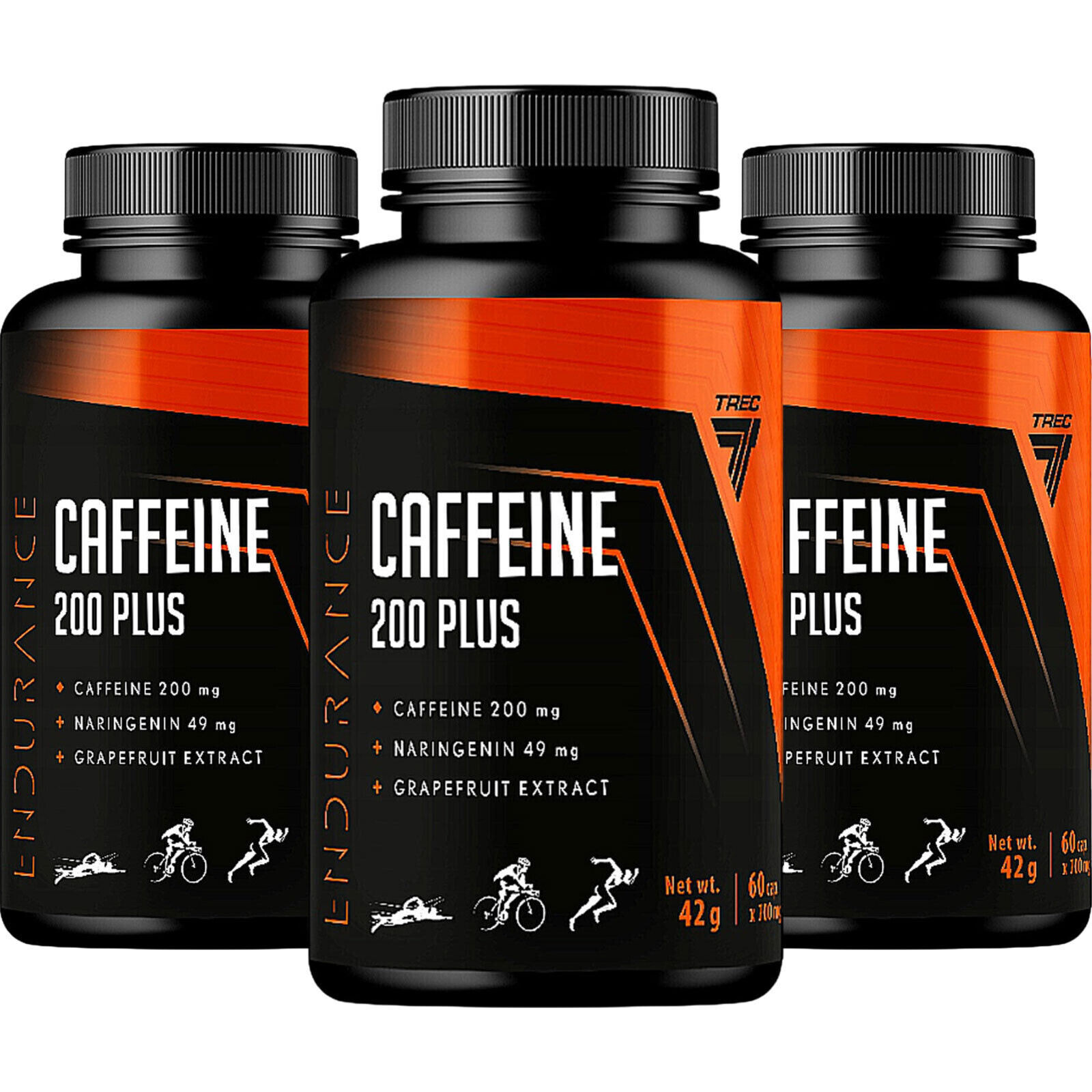 CAFFEINE 200 PLUS – Fast energy, concentration, fat burning, focus, endurance