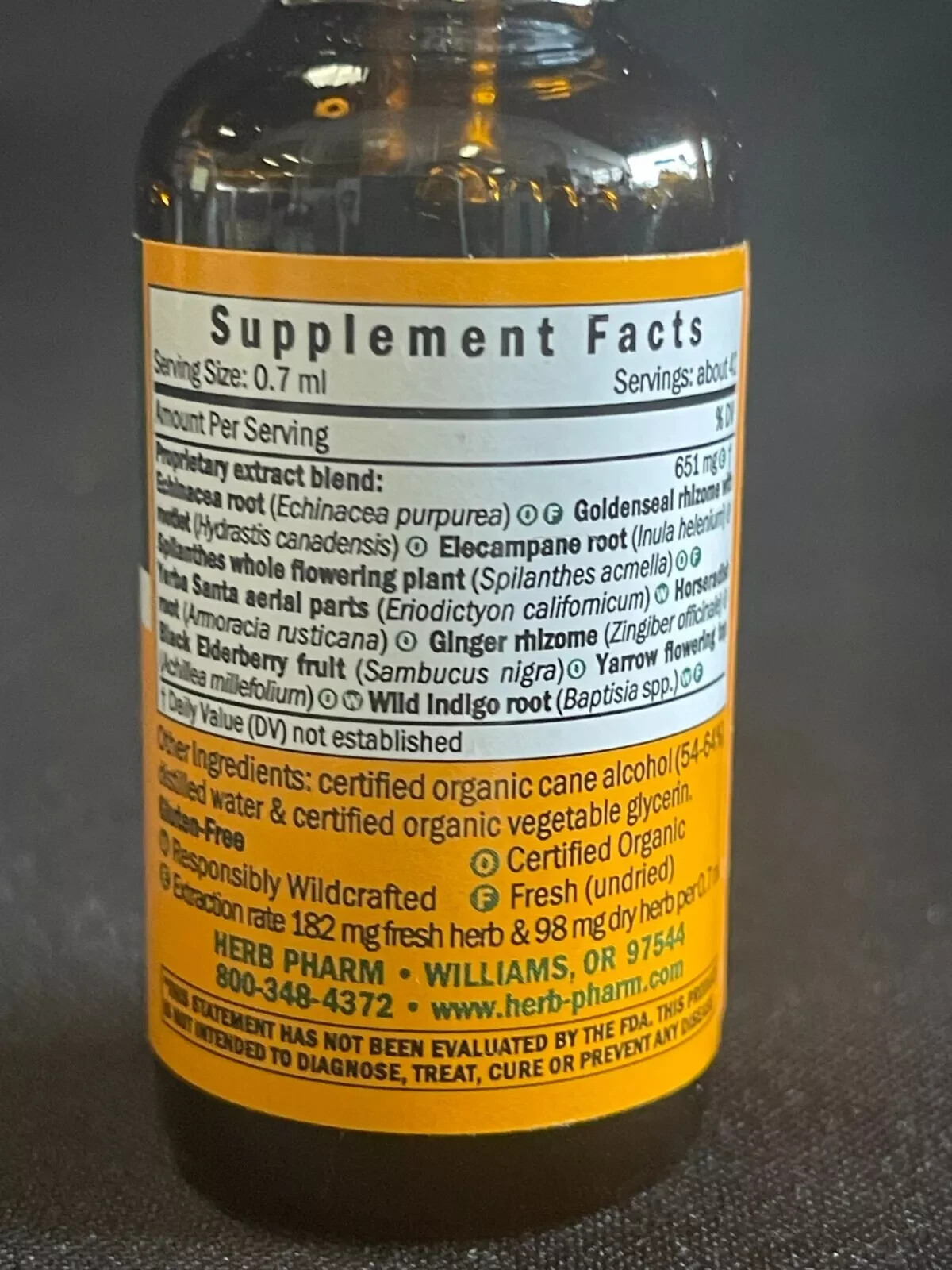 Herb Pharm Rapid Immune Boost ~ Immune Support 1 oz. 2 bottle