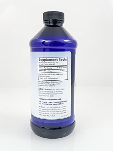 Silver Biotics Colloidal Nano SilverSol Ag₄O₄ 10 PPM Immune Support, 16 oz