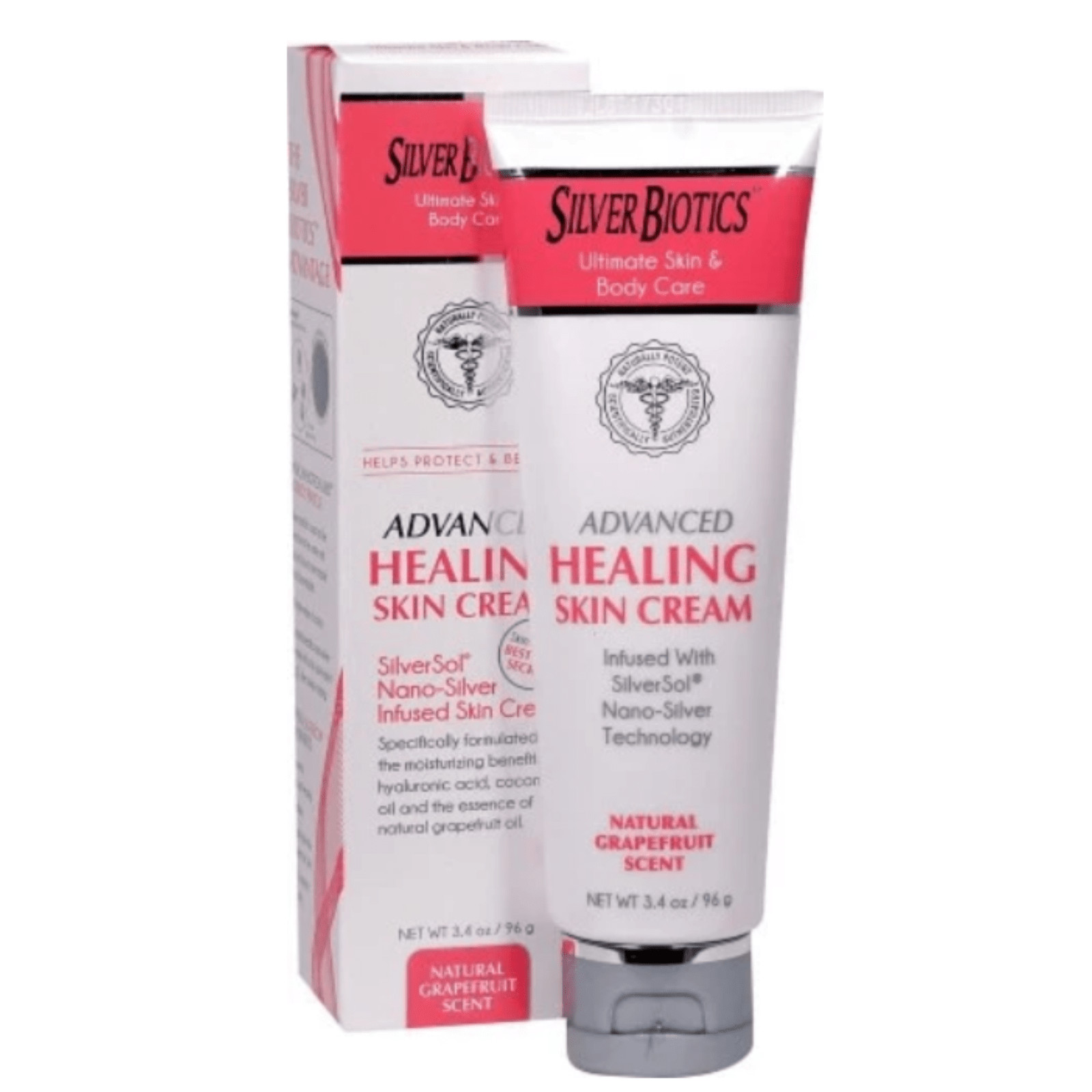 American Biotech Labs Silver Hand and Body Lotion Grapefruit 3.4 Oz