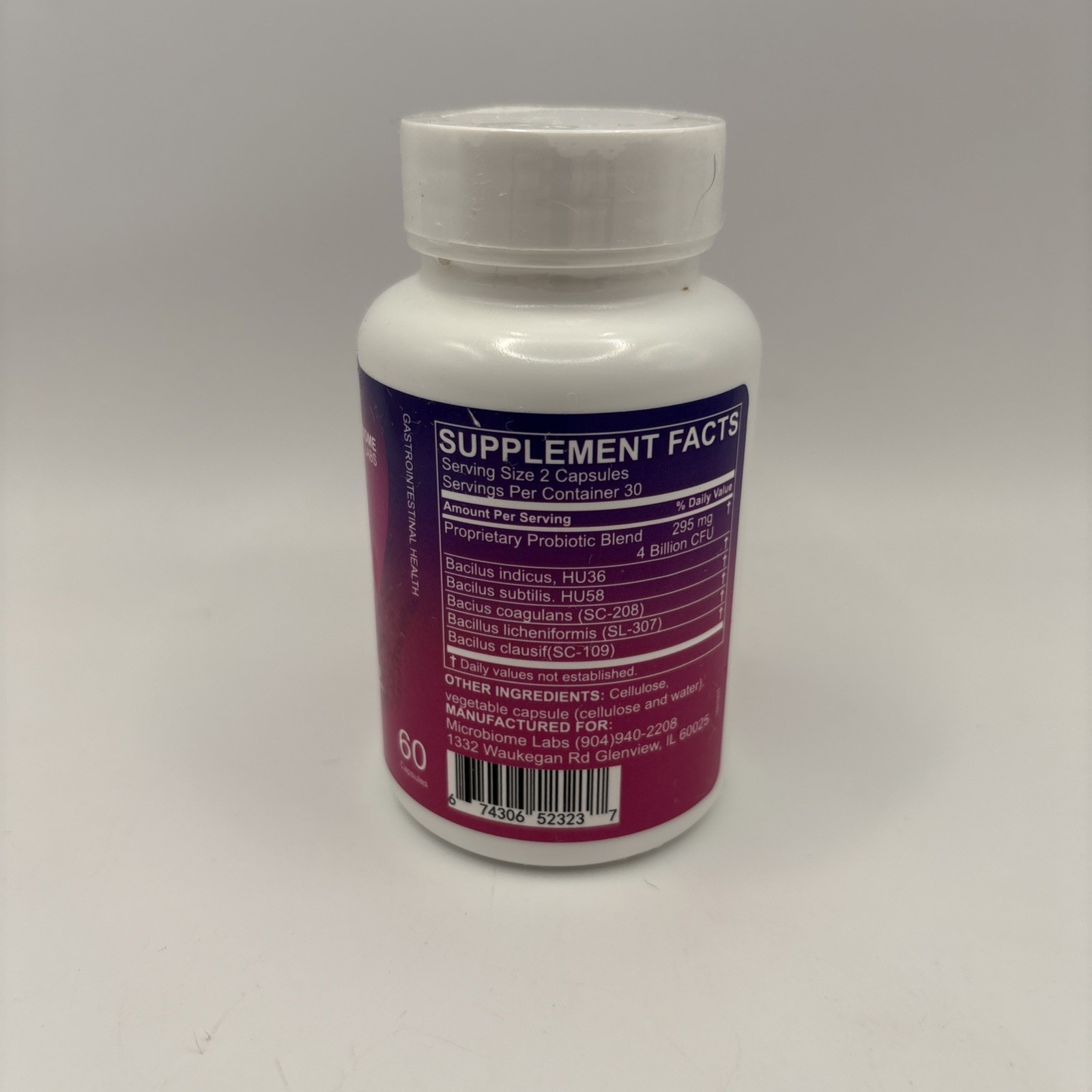 Microbiome Labs MEGA SporeBiotic – 60 caps – Probiotic NEW & SEALED BB 06/26