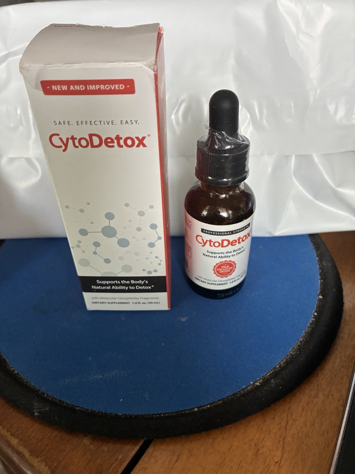CytoDetox True Cellular Formulas 1 fl oz Detox Supplement NEW IN OPEN BOX- NIB
