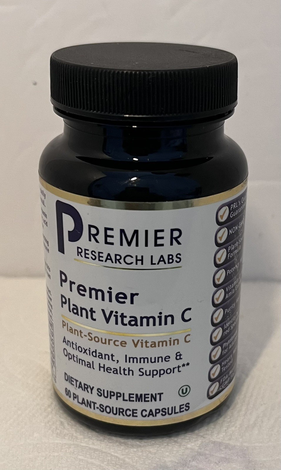 Premier Research Labs Premier Plant Vitamin C 60capsules Exp 03/27