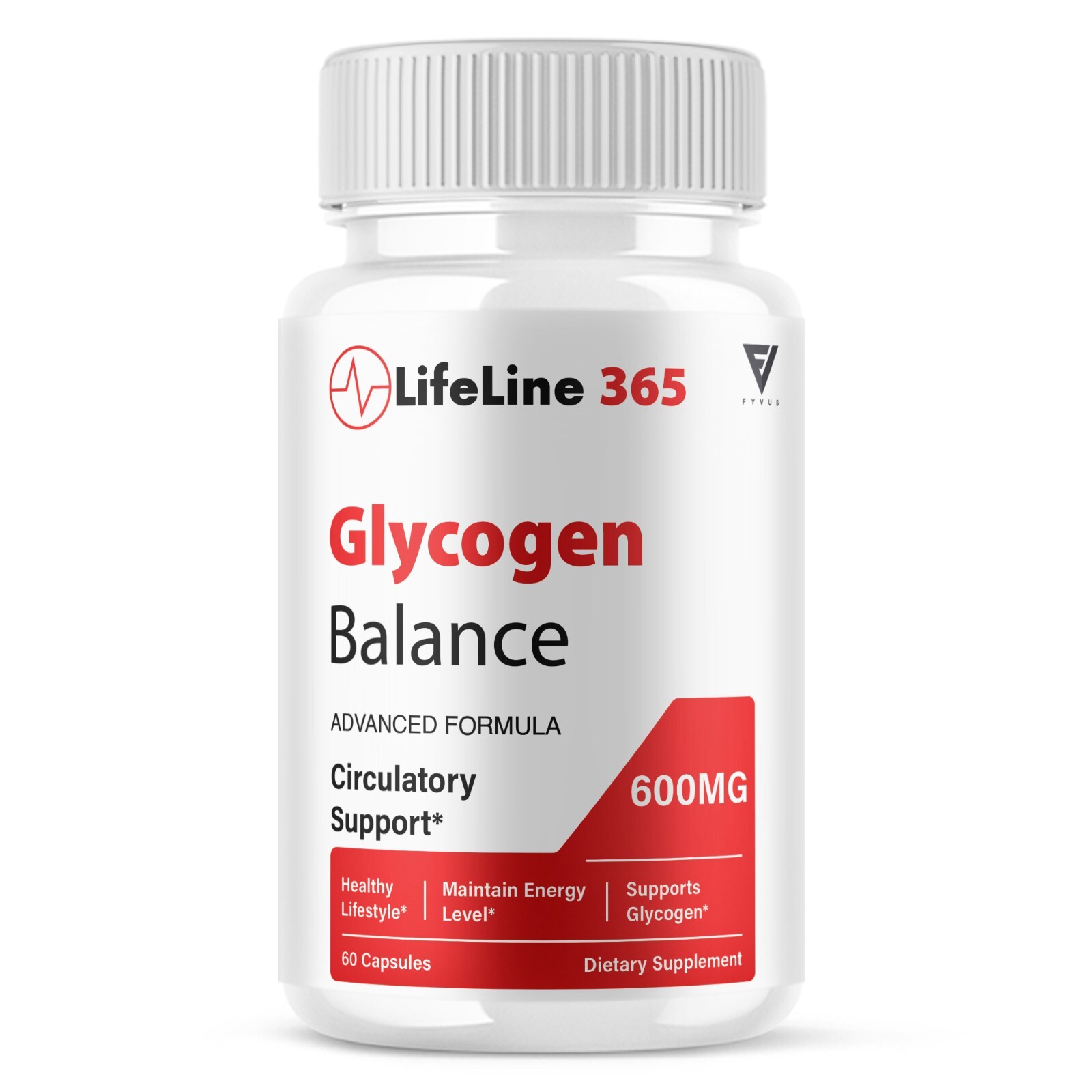 LifeLife 365 Capsules, LifeLine 365 Glycogen Balance (60 Capsules)