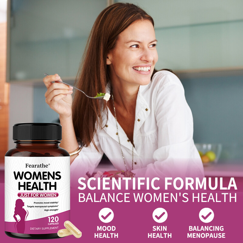 Herbal Menopause Supplement for Womens Health – Hormone Balance Caps