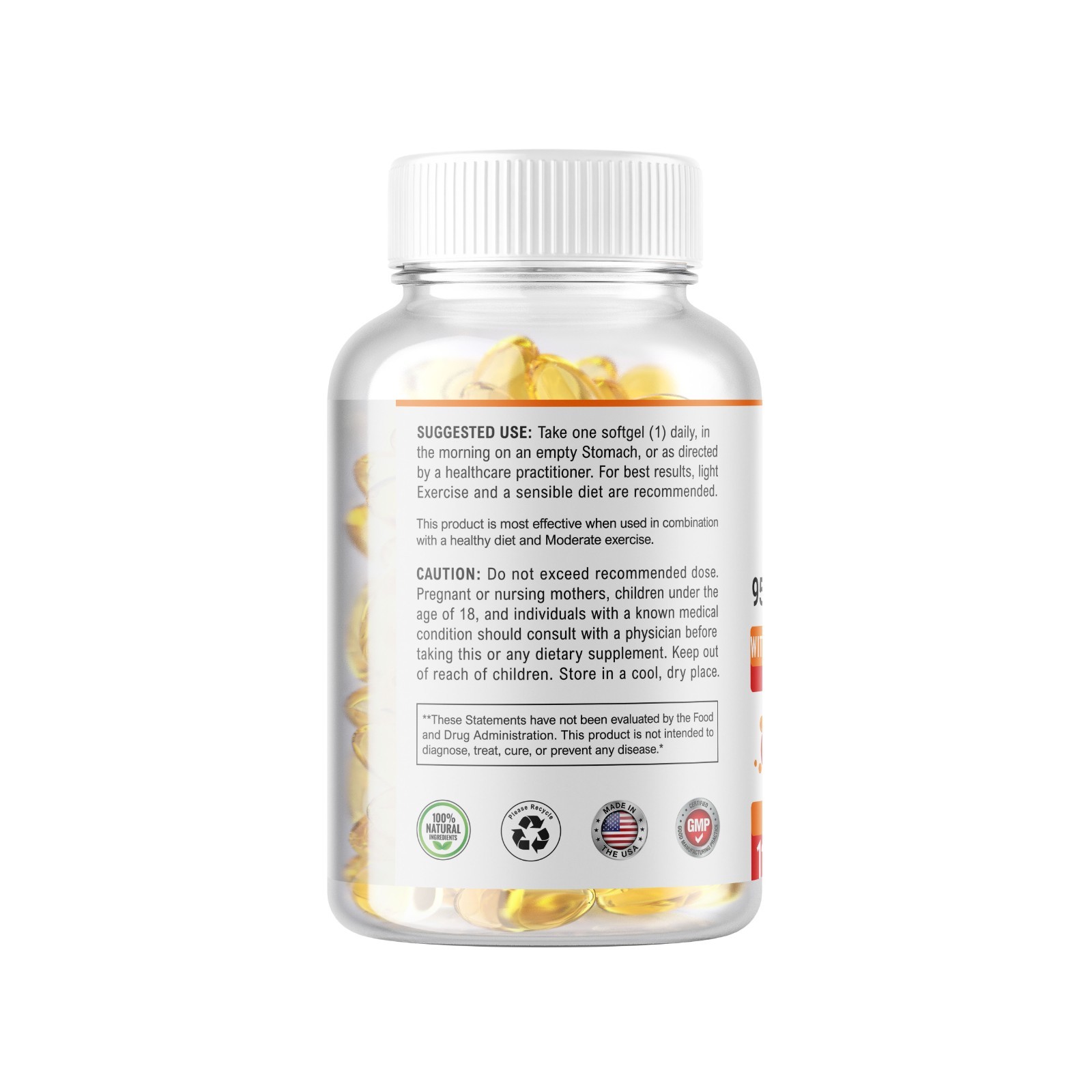 360 Softgels Turmeric Curcumin 5000mg, Herbal Extract with BioPerine NON-GMO