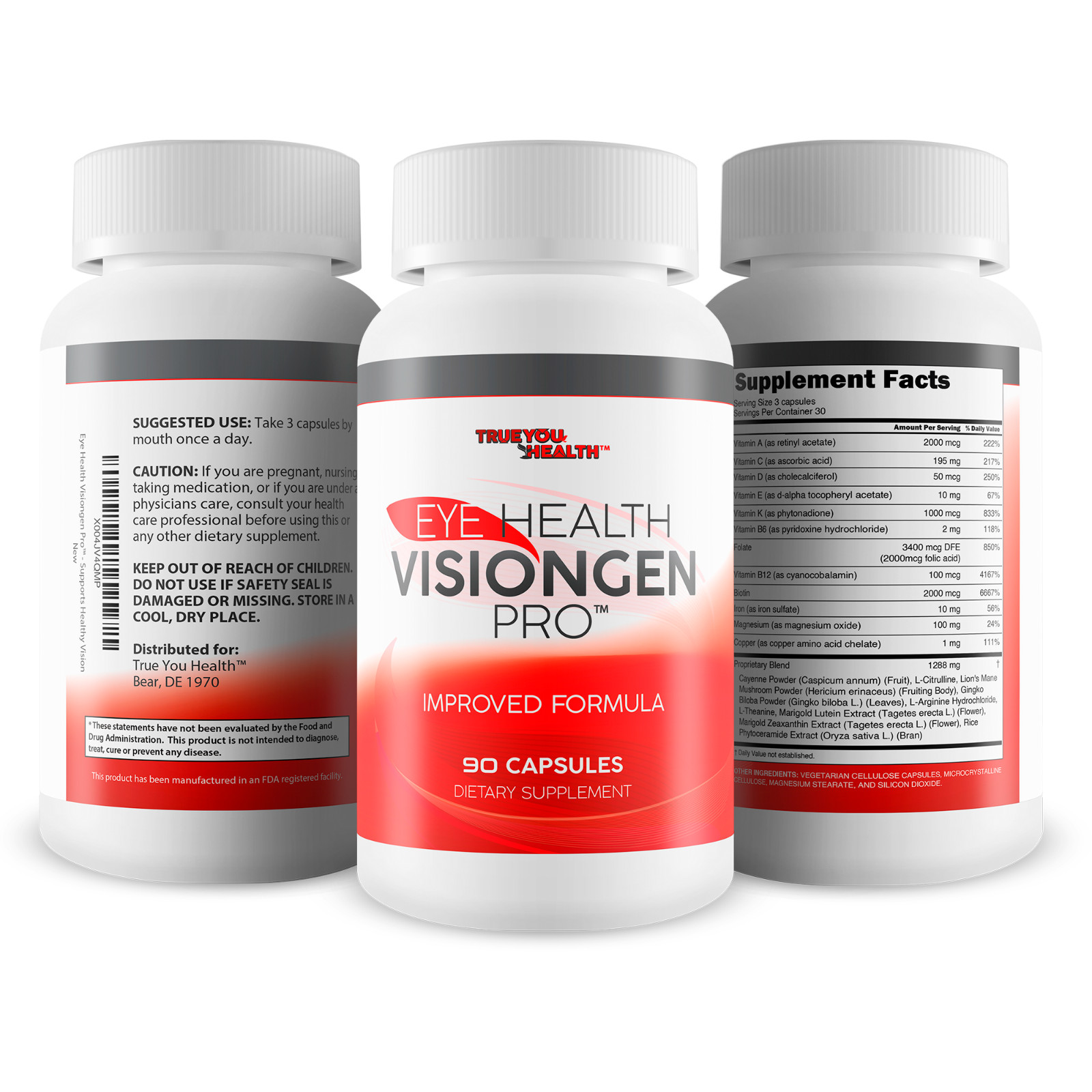 Eye Health Visiongen Pro – Our Best Lutein Supplements For Eyes – Vision Support