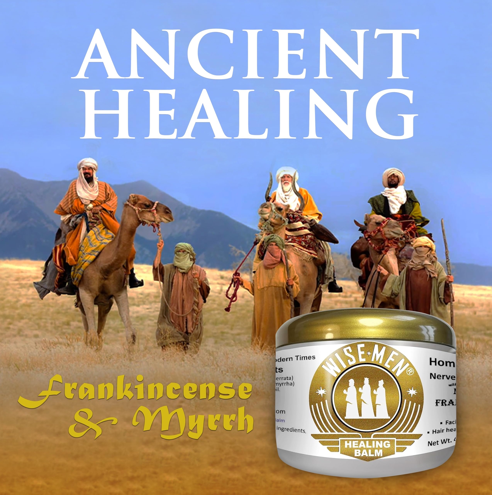 Wise Men Healing Balm Myrrh Frankincense Neuropathy Sciatica Nerve Pain