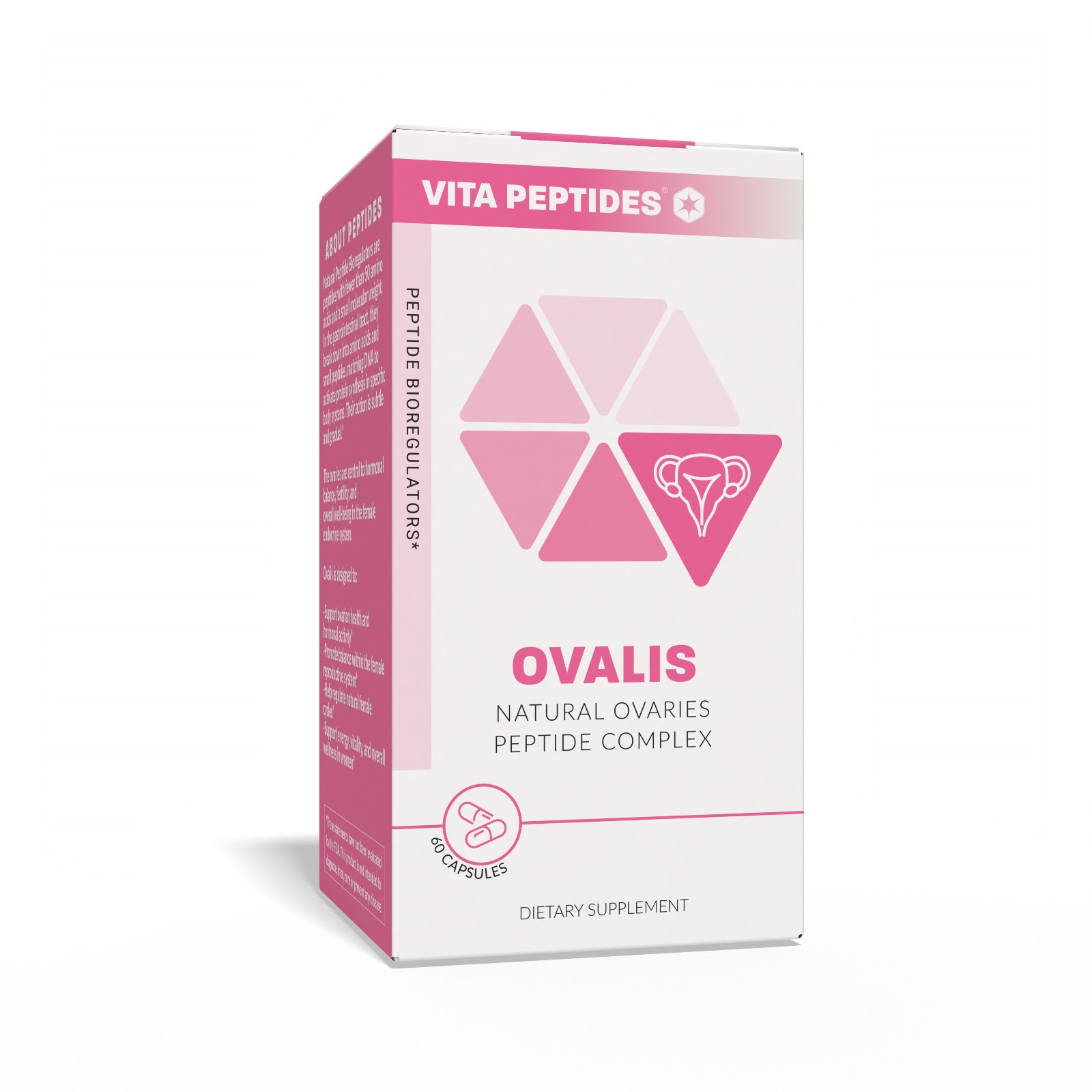 Ovalis – Ovaries Peptide Bioregulator 30 & 60 Capsules – Free Shipping