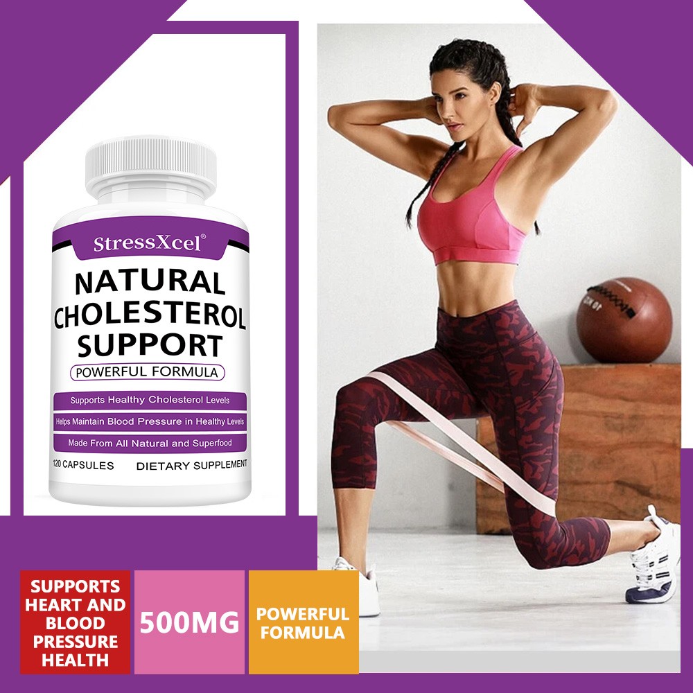 Natural cholesterol supplement 30/60/120Caps Supports Blood Pressure Balance