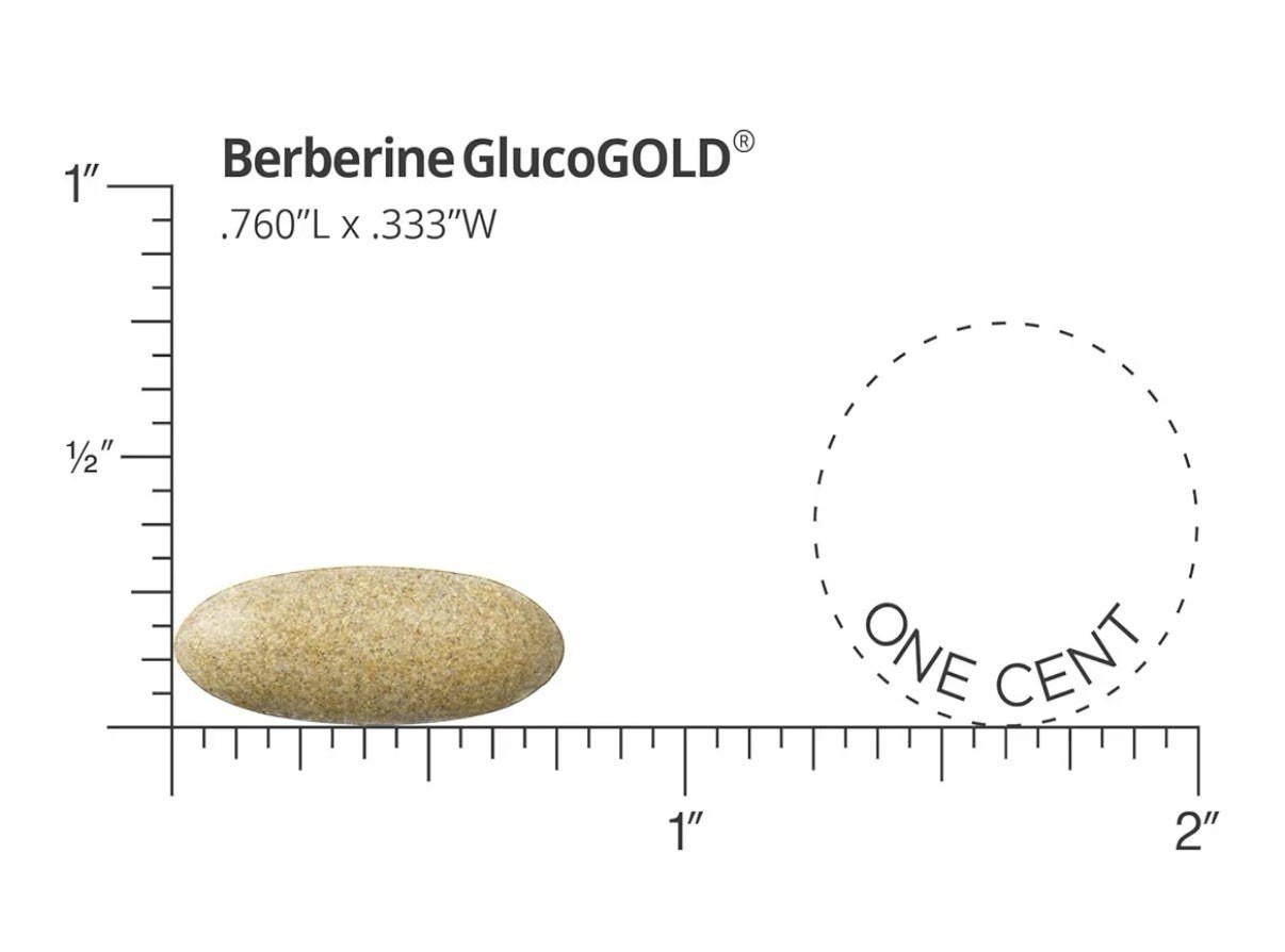Dr. Whitaker’s Berberine GlucoGold Supplement 1500mg per Day BerberPure 90Tablet