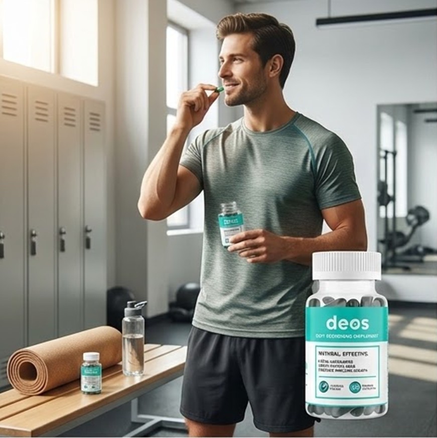 2Pk deos Body Deodorizing Supplement Natural Fresh Breath Underarm 60 Capsules