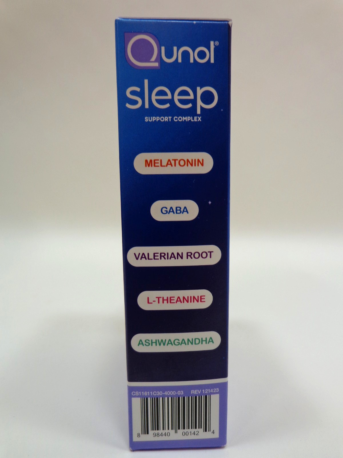 Qunol Sleep Support Complex Time Release Melatonin 30ct Exp 2/2027