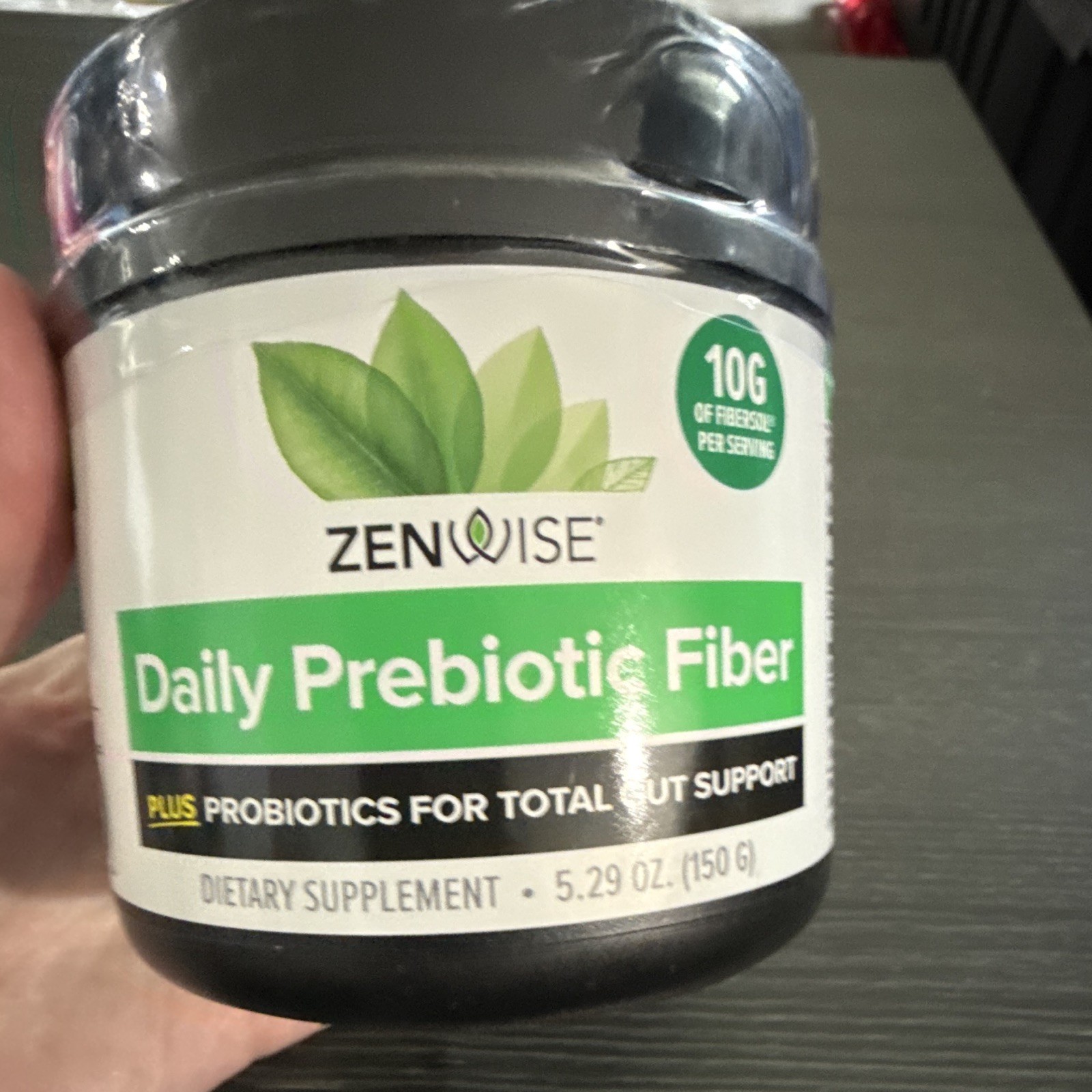 Zenwise Daily Prebiotic Fiber Powder Gut Support + Bacillus subtilis 5.29oz