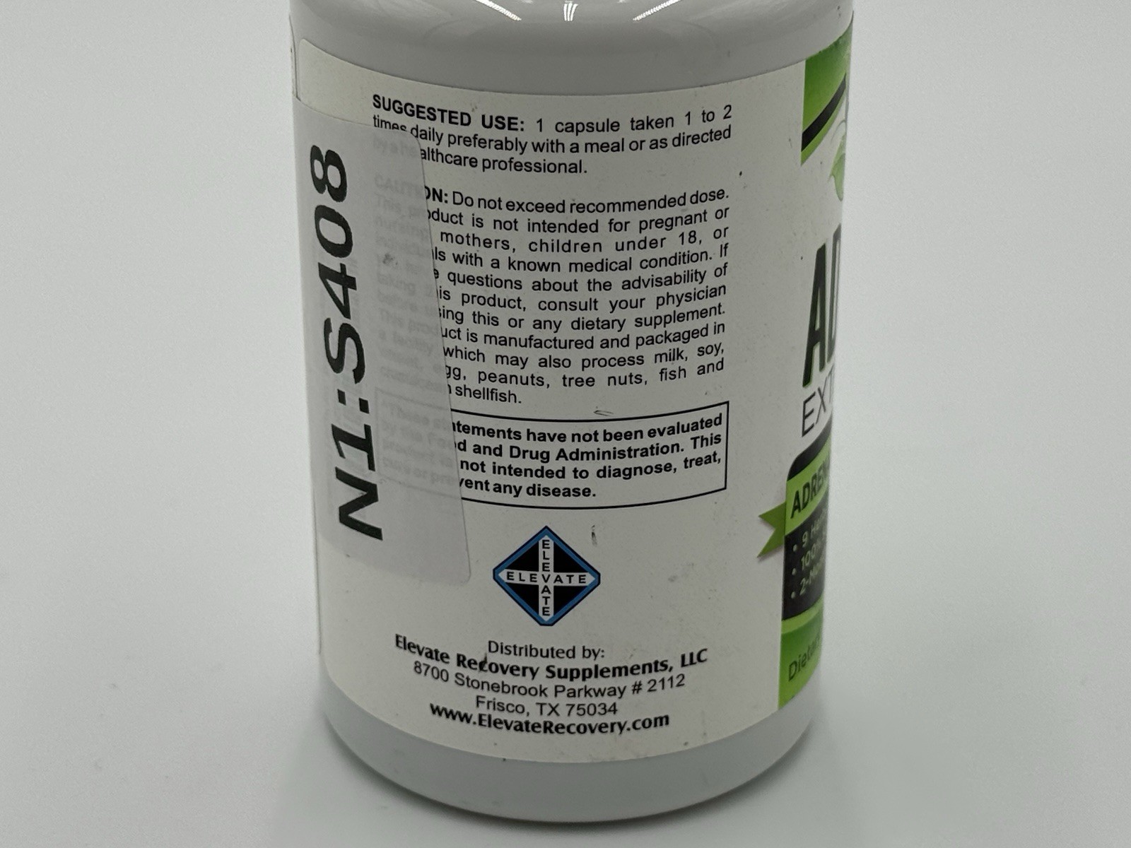 Elevate Recovery 2-Month ADAPTOGEN Blend Synergistic Formula 9 Herbal Extracts