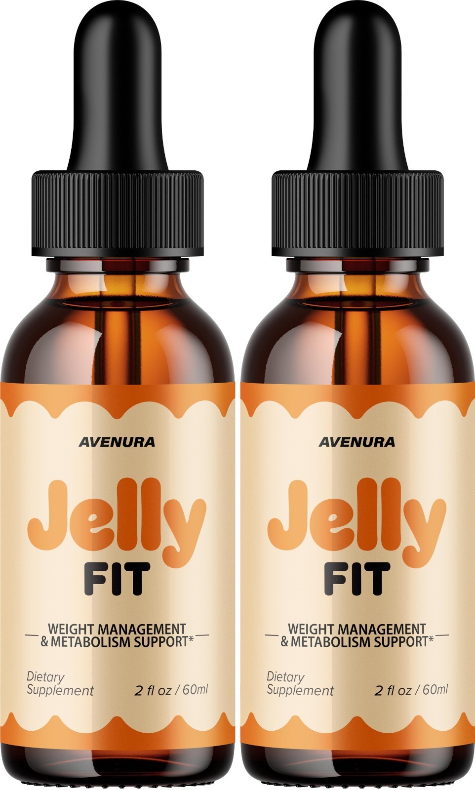(2 Pack) Jelly Fit Liquid Drops – JellyFit Natural Blend Advanced Formula Drops