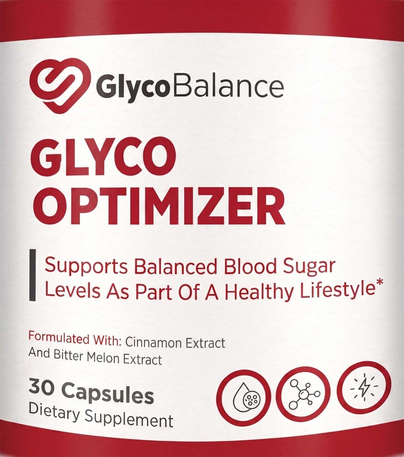 GlycoBalance Glyco Optimizer Blood Health Support Dietary Supplement 30 Capsules
