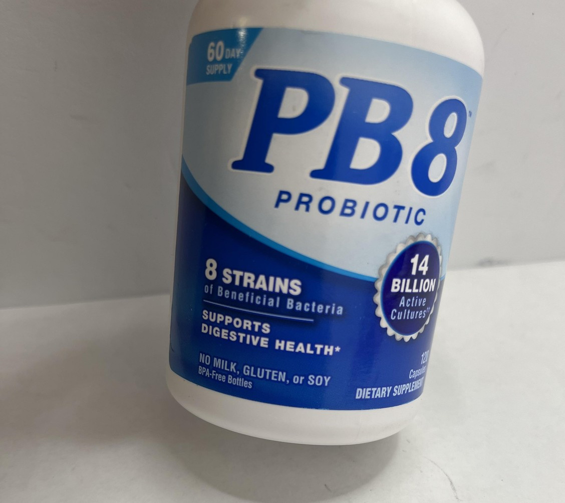PB8 Probiotic 120 Capsules 14 Billion CFU Digestive Health Exp 06/27