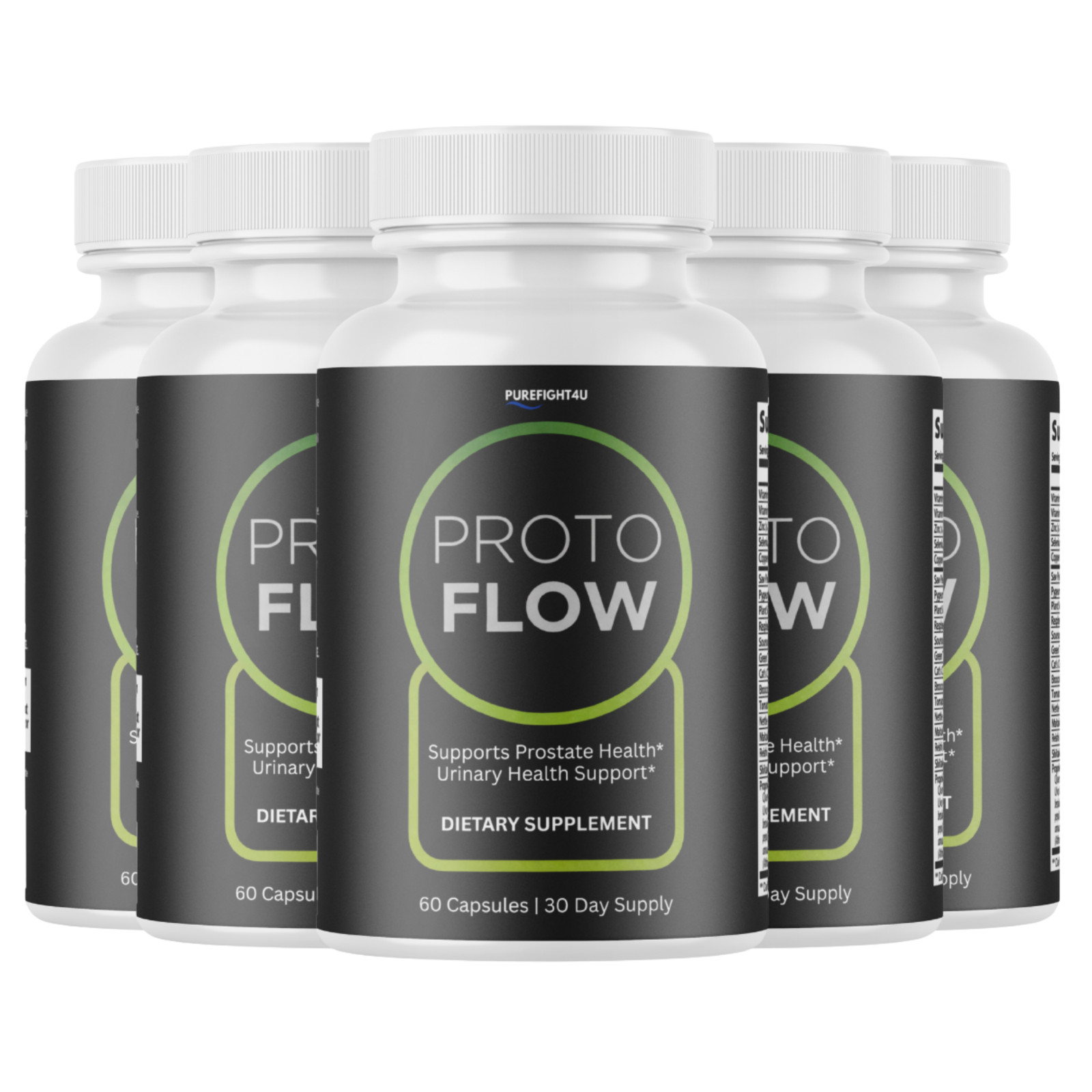 Prosto Flow Supports Healthy Prostate Function Supplement-5 Bottles-300 Capsules