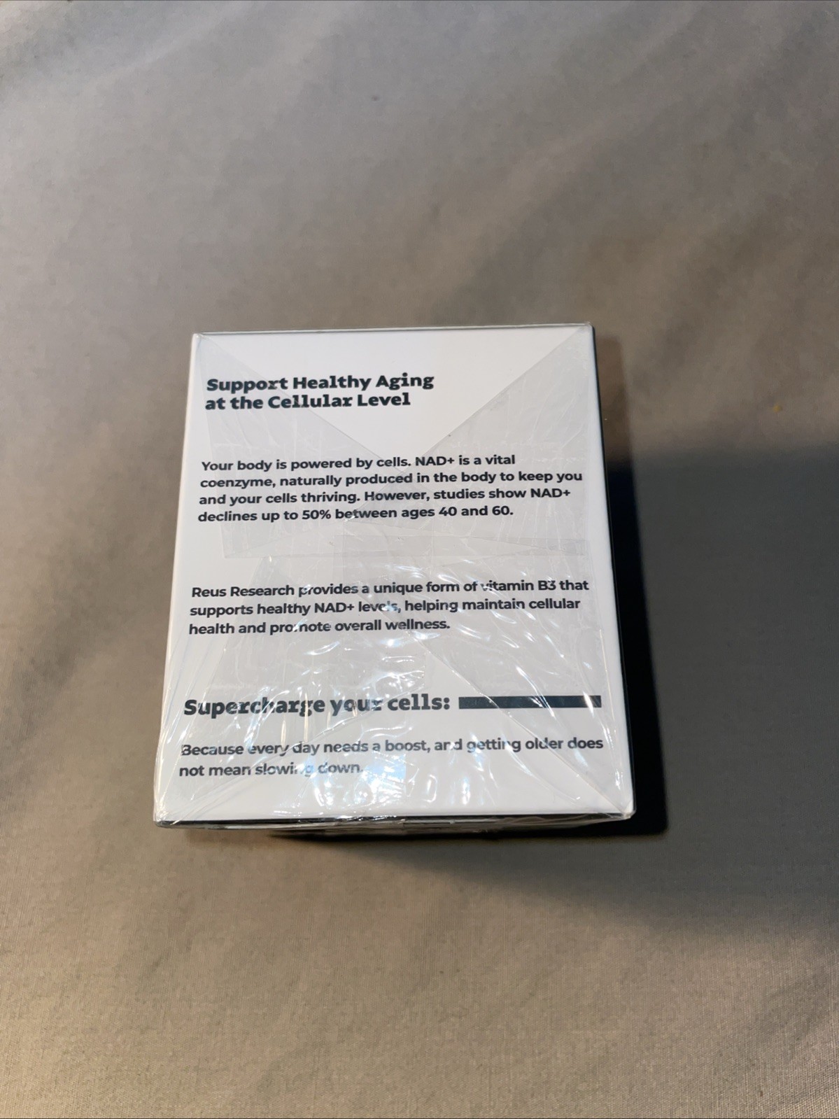 Reus Research NAD+ Nicotinamide Riboside Resveratrol 900mg 80 Caps & Extra Bottl