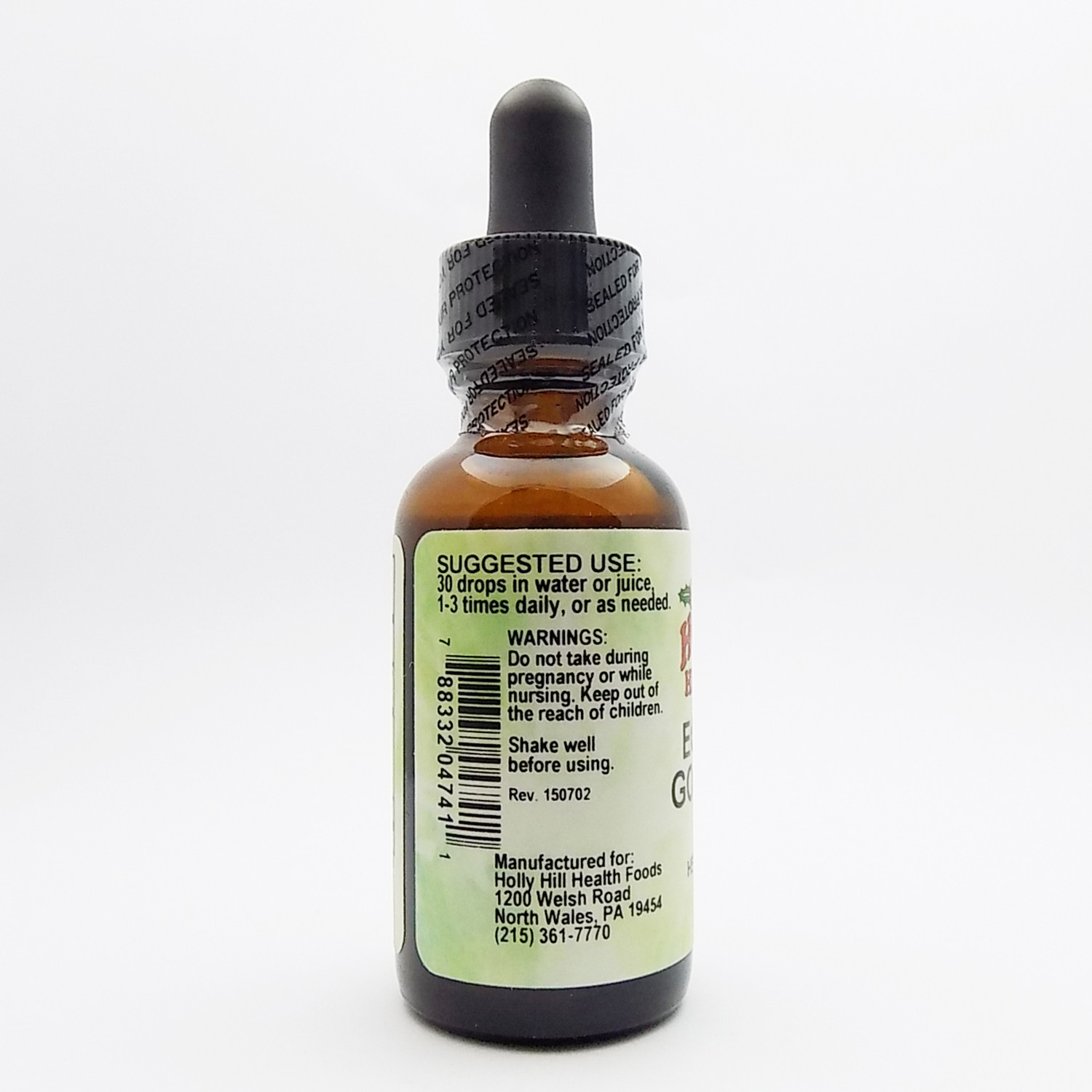 Holly Hill Health Foods, Echinacea & Goldenseal, 1 Ounce