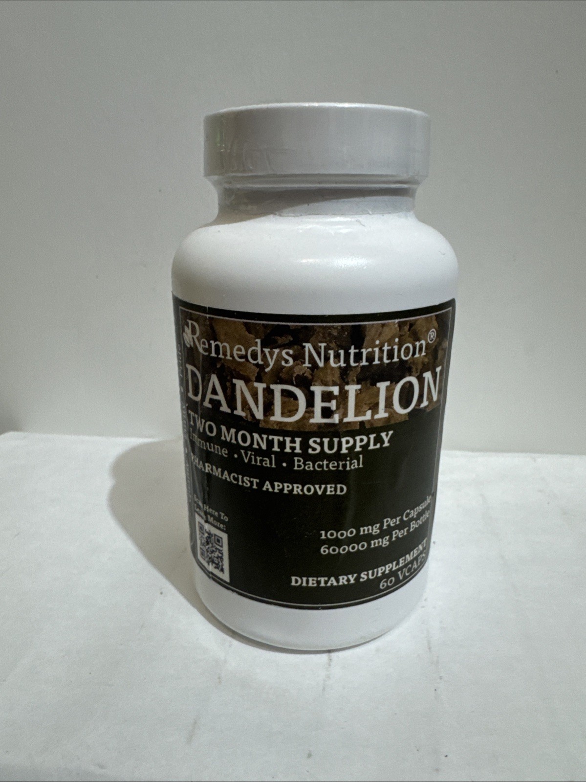 Remedy’s Nutrition Dandelion Two Month Supply 6/1/2026 New Sealed