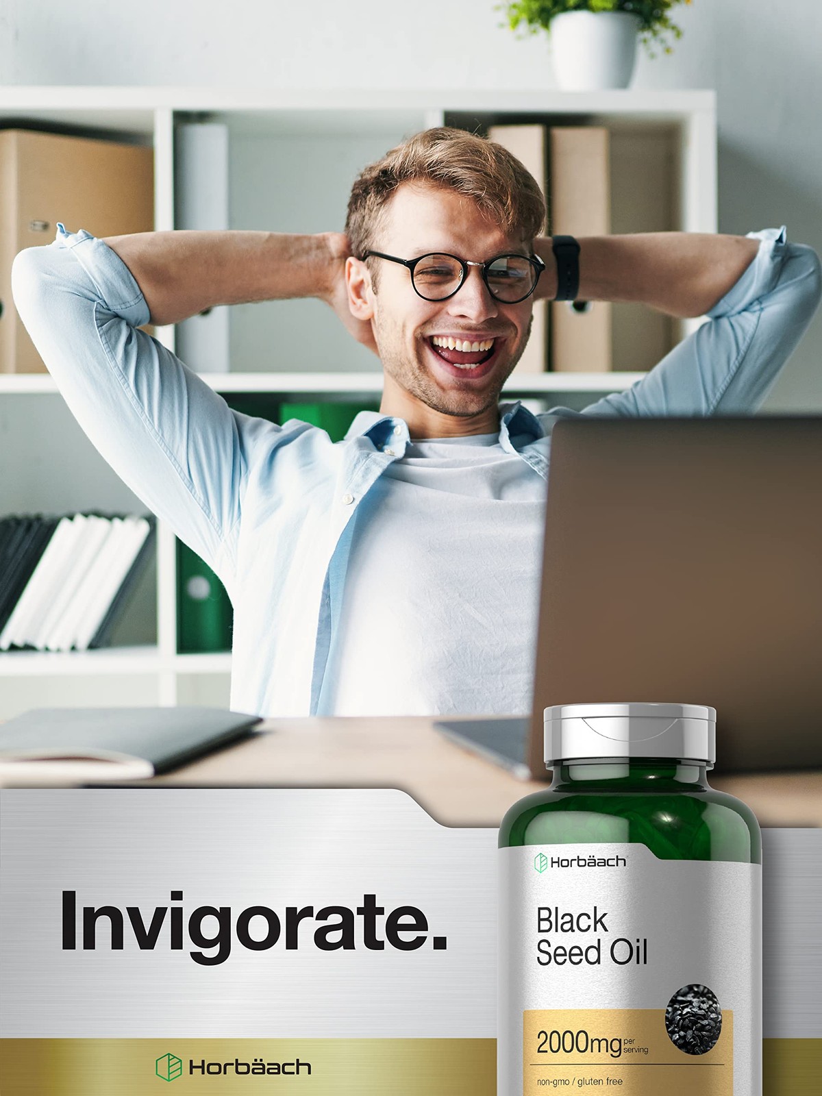 Horbaach Black Seed Oil Cold Pressed Softgel Capsules | 120 Count (Pack of 1)