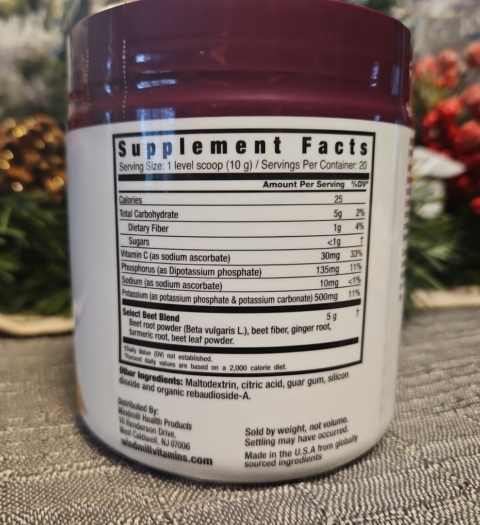 NutritionWorks Beets The Circulation Superfood Dietary Supplement Powder