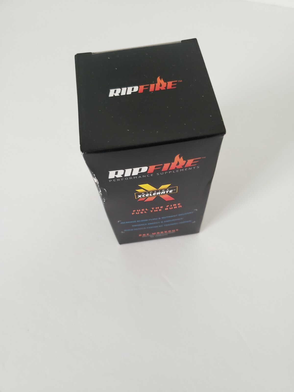RipFire Xcelerate Pre-Workout Muscle Energy Burn Supplement NEW 90 Tablets L13