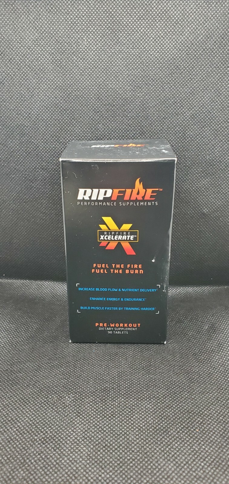 RipFire Pre-Workout Energy Dietary Performance Supplement 90 Tablets NEW USA