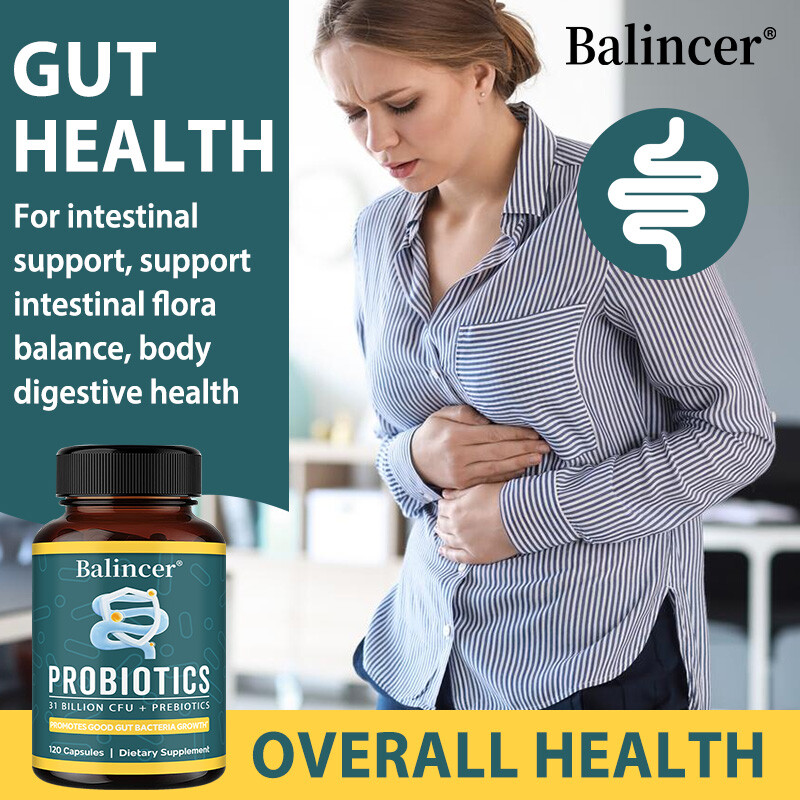 Probiotic Blend Contains 31 Billion CFU 120 Capsules Vitamin Supplement