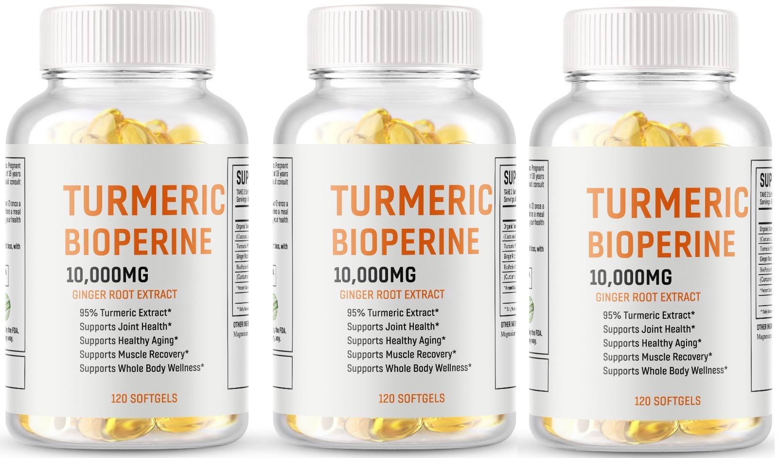 TUMERIC 95% CURCUMIN 10,000mg EXTRACT TURMERIC BLACK PEPPER ANTIOXIDANT BEST 360