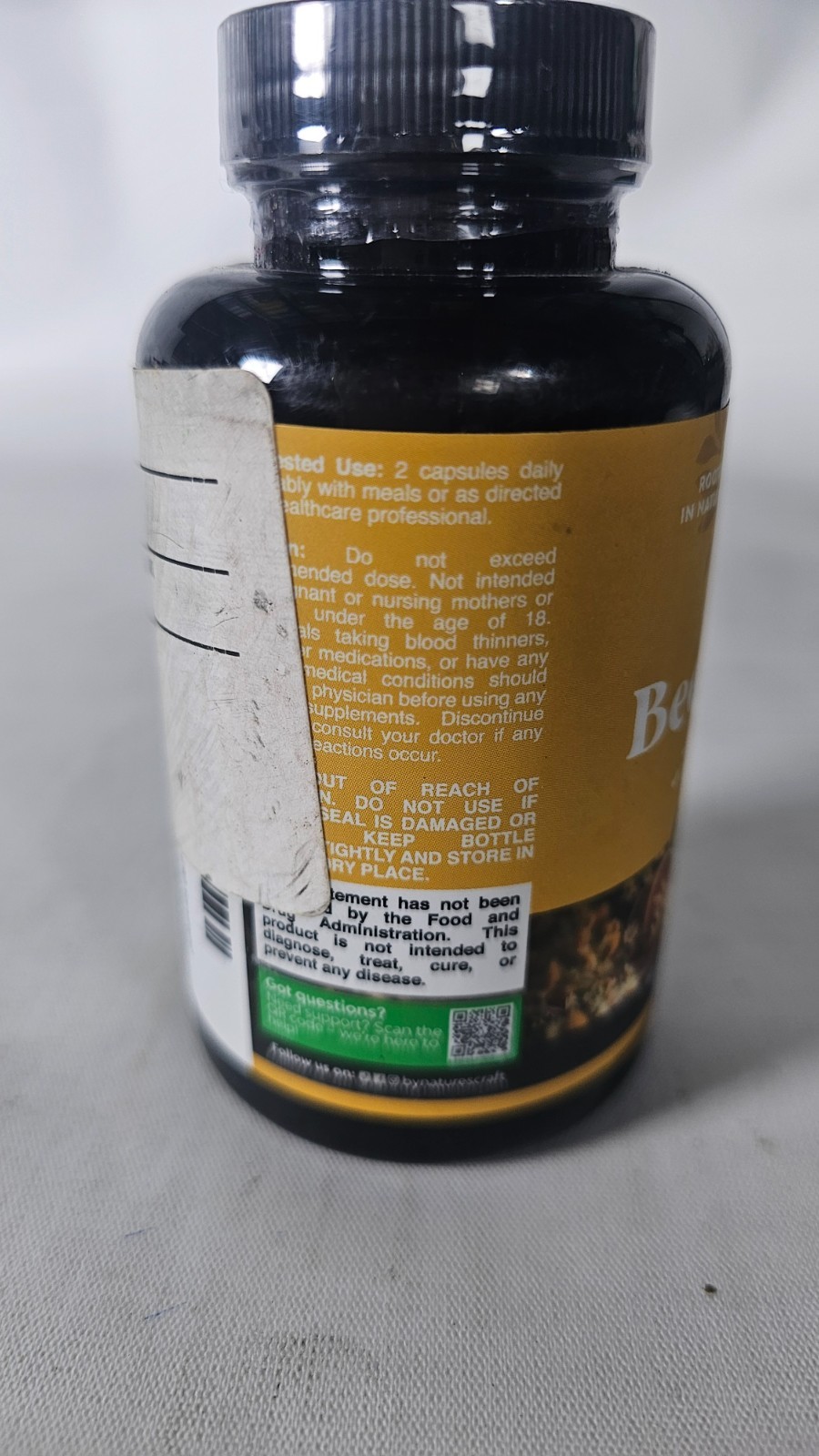 Bee Pollen 1000mg per Serving – Pure Vegetarian Gluten-Free 60ct Exp:09/2026