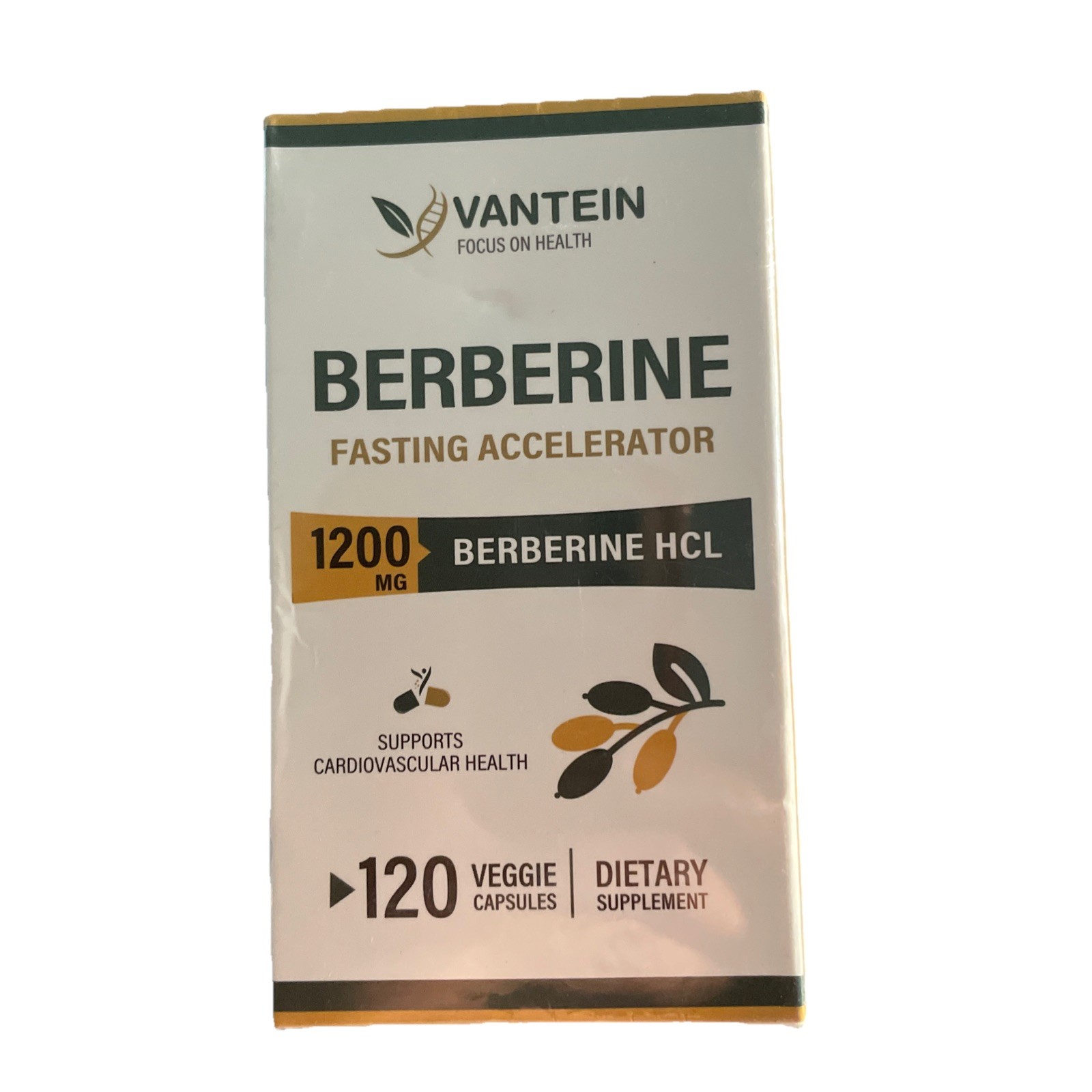 Vantein Berberine Fasting Accelerator 120 veggie capsules exp 10/05/27