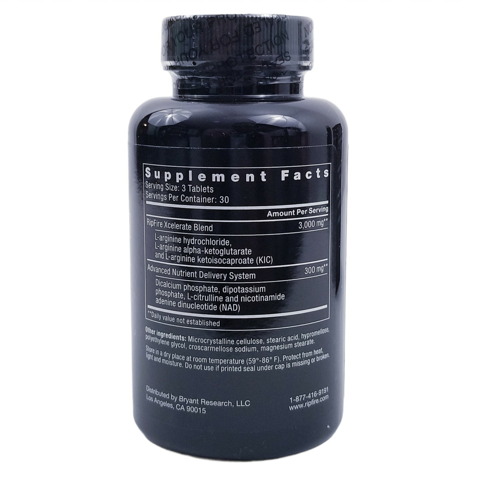3X RipFire Xcelerate Pre-Workout Dietary Supplements 90 Tablets Each Fuel Energy