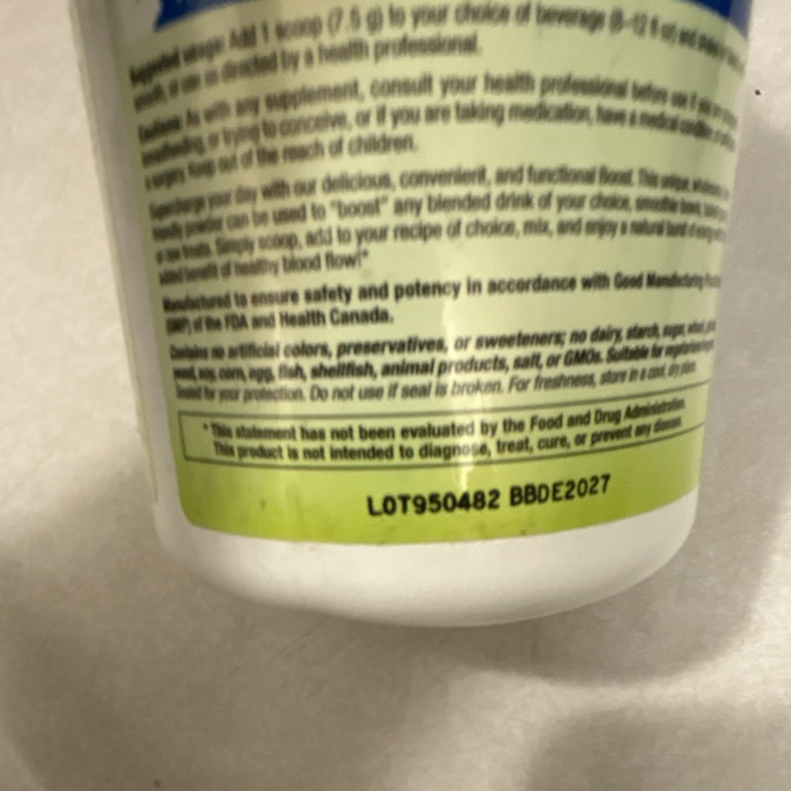 Whole Earth & Sea Beets & Berries Antioxidant Boost Powder Organic Vegan 6.6 oz