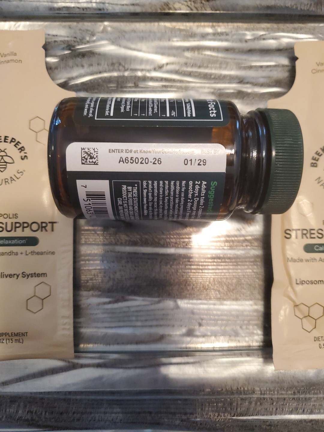 Gaia Herbs Adrenal Health + Quick Defense + 2 FREE $6 Propolis STRESS SUPPORT!