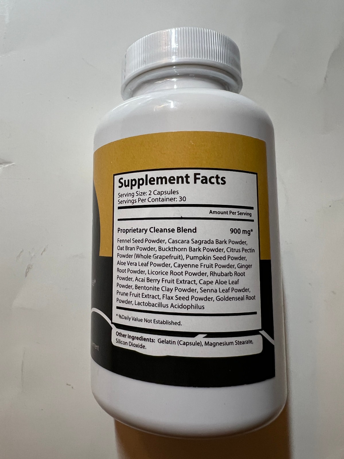 Colon Cleanse Capsules Keto Friendly Digestive Gut Support 60 Count