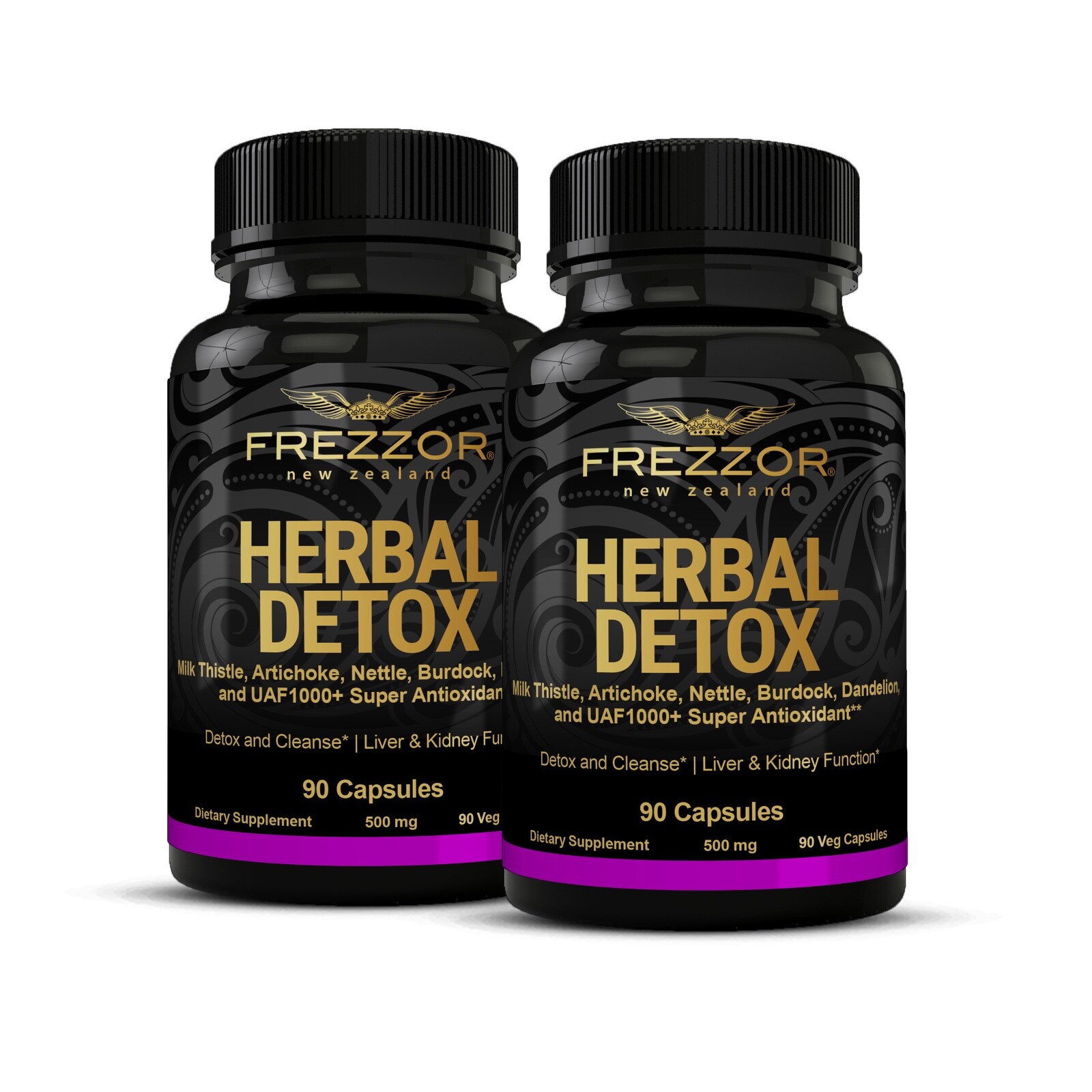 Milk Thistle Liver Health Cleanse Natural Kidney Detox & Repair FREZZOR 2 Pack!
