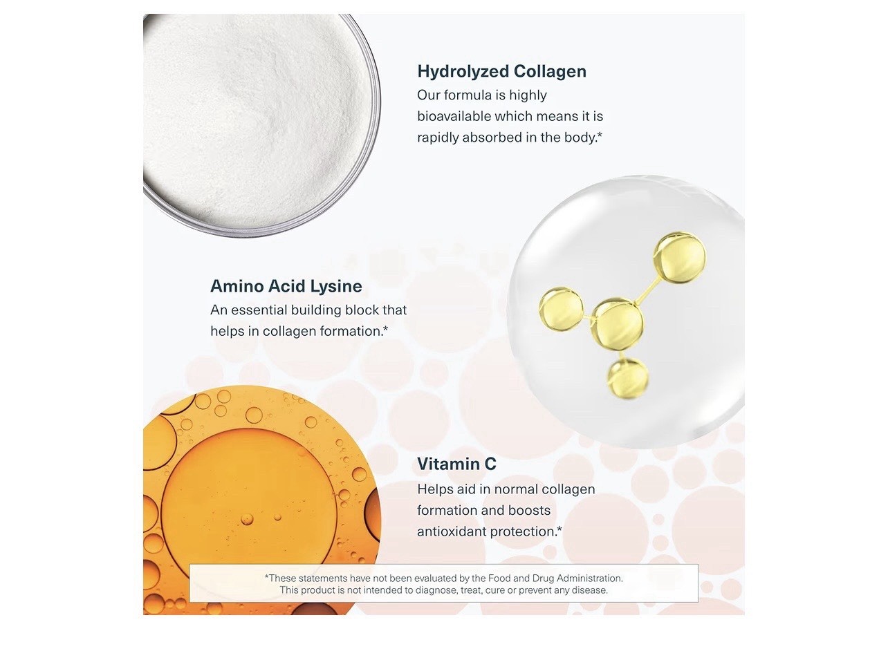 Collagen with Vitamin C- 6,000 mg Hydrolyzed Collagen Peptid